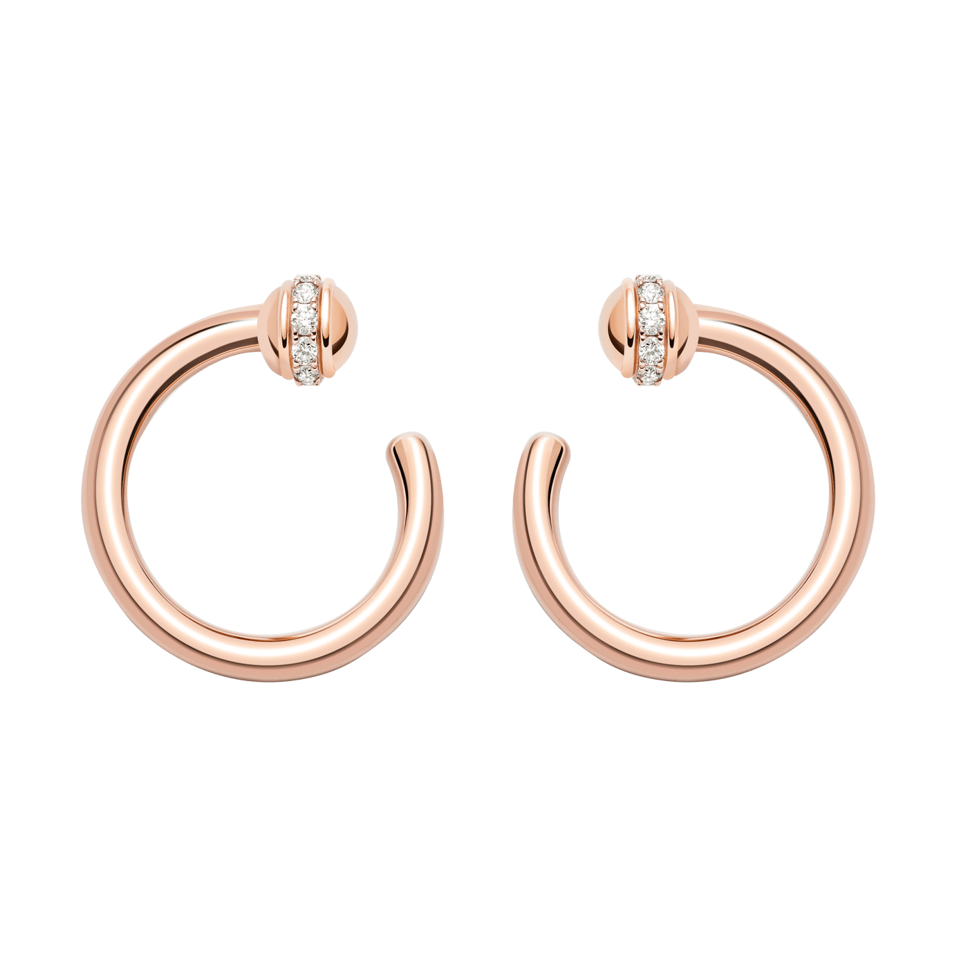 Possession open hoop earrings