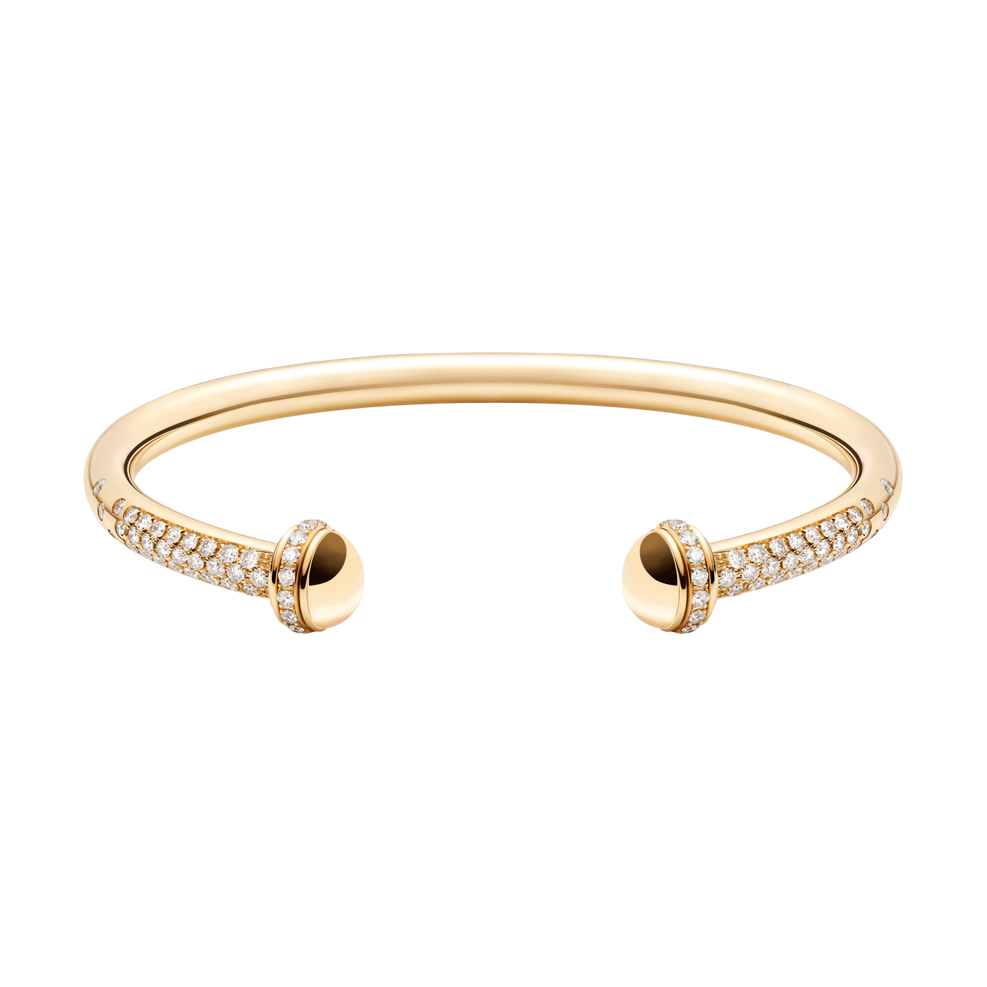 Possession open bangle bracelet