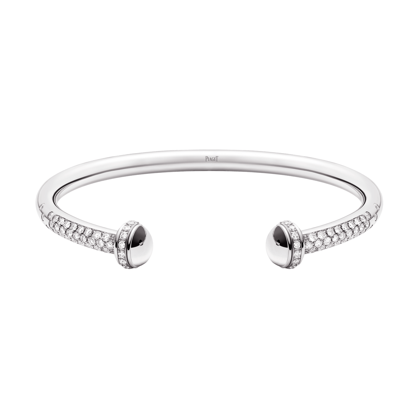 Possession open bangle bracelet
