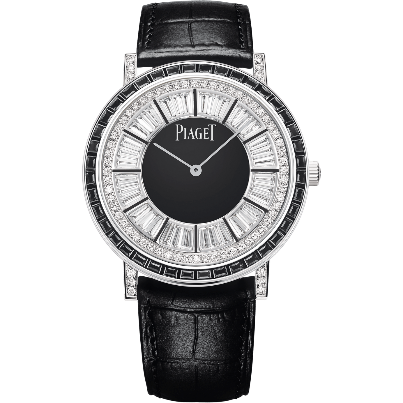 White gold Diamond Ultra thin self winding Watch Piaget Luxury