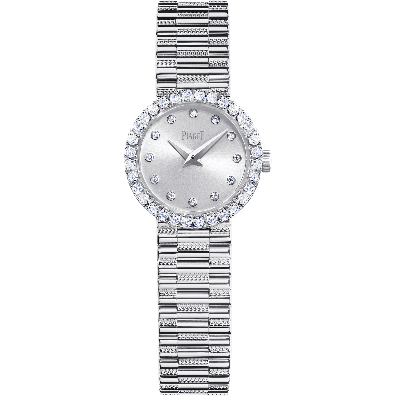 Stainless Steel Silver White Watch, SILVER