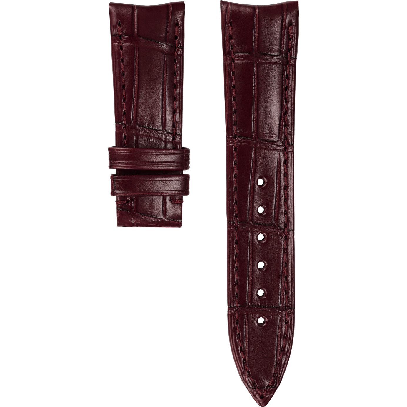 Bracelet Alligator Bordeaux Piaget Polo