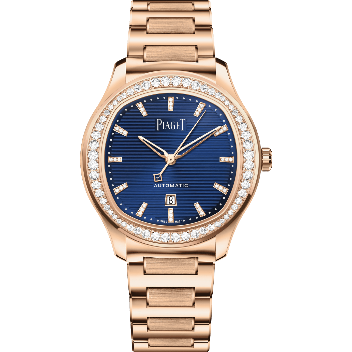 Piaget Blue G0A49029 Polo 18ct rose gold and 0.97ct Diamond Automatic Watch