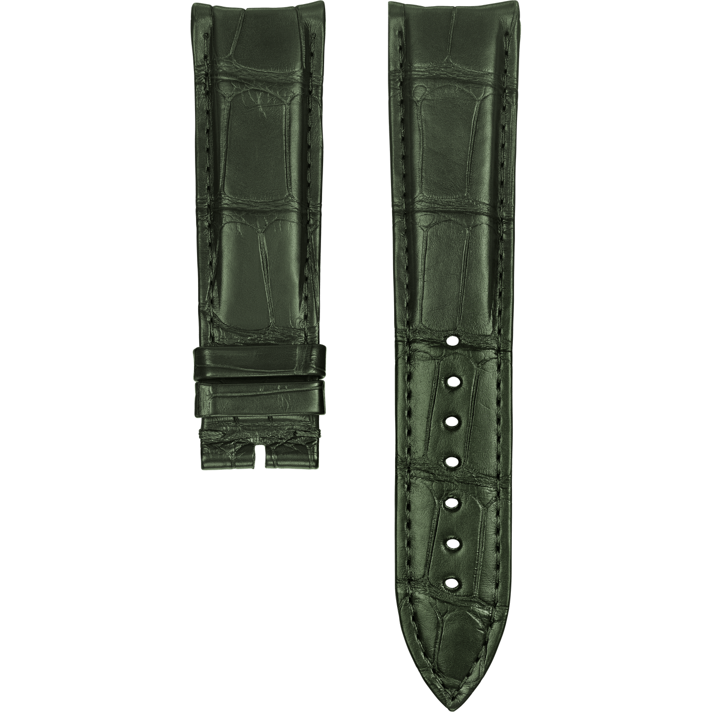 Piaget Polo Kaki Green Alligator Strap