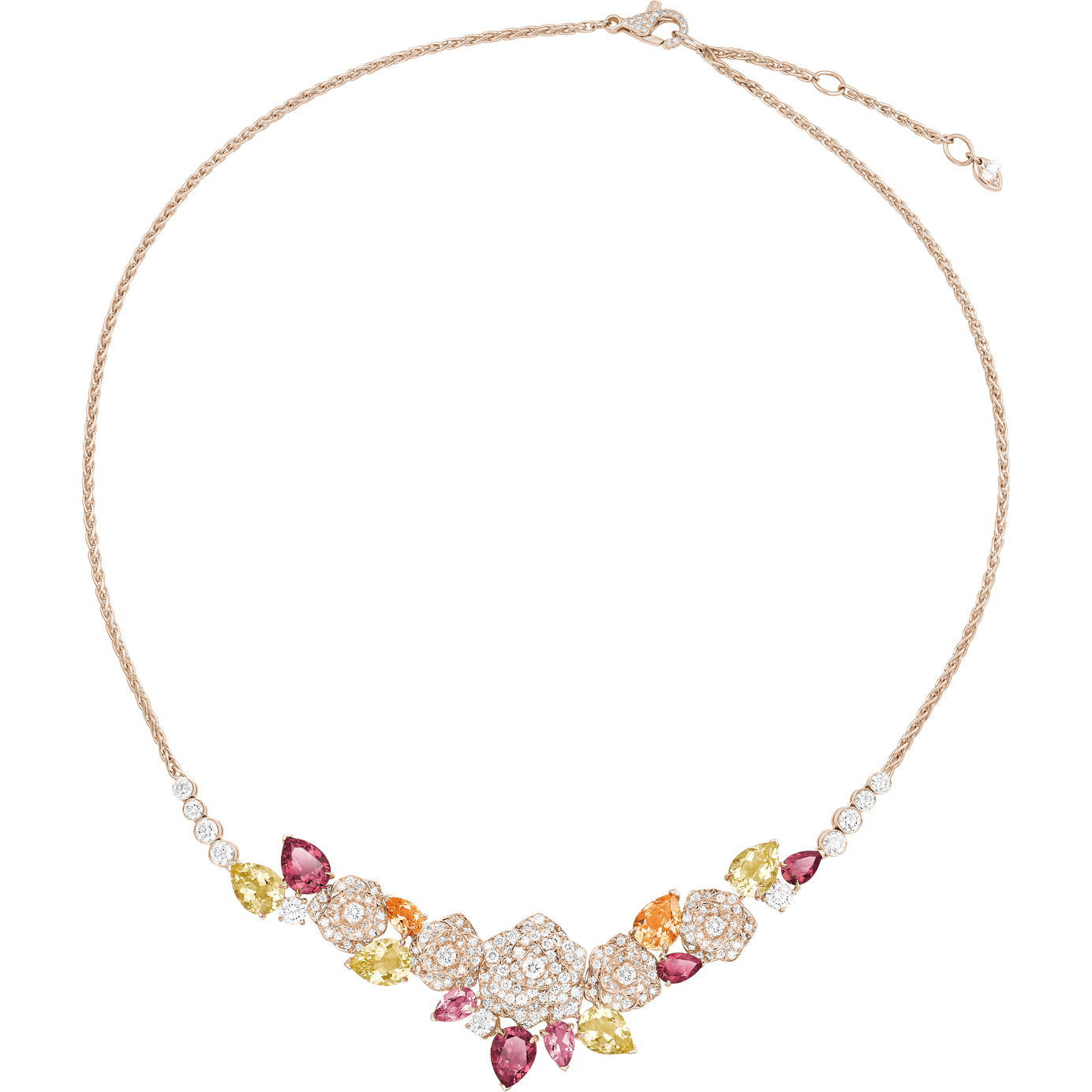 ネックレス・ペンダント Round Brilliant Gradient Necklace #3727 Solitaire Necklace for Round Brilliant Diamond in 18K Gold
