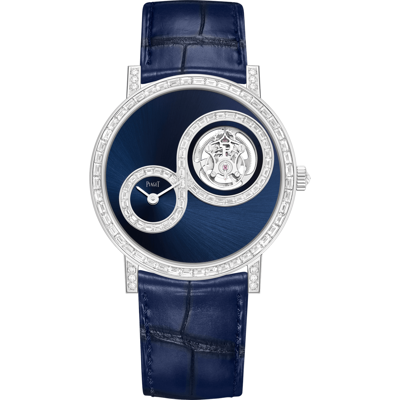 Piaget White Gold Diamond Tourbillon Ultra-Thin Watch G0A45044