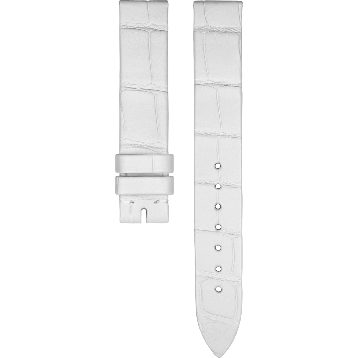 Possession 34mm White Alligator Strap