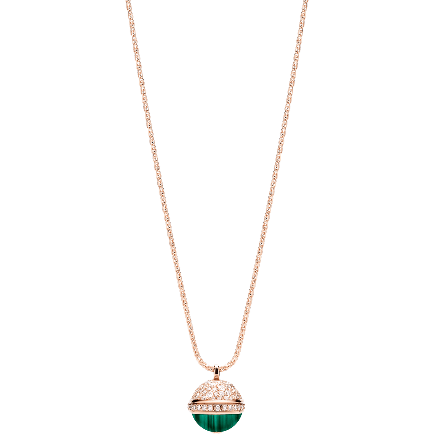 Low Price Piaget Possession Malachite & Diamond Pendant Ladies