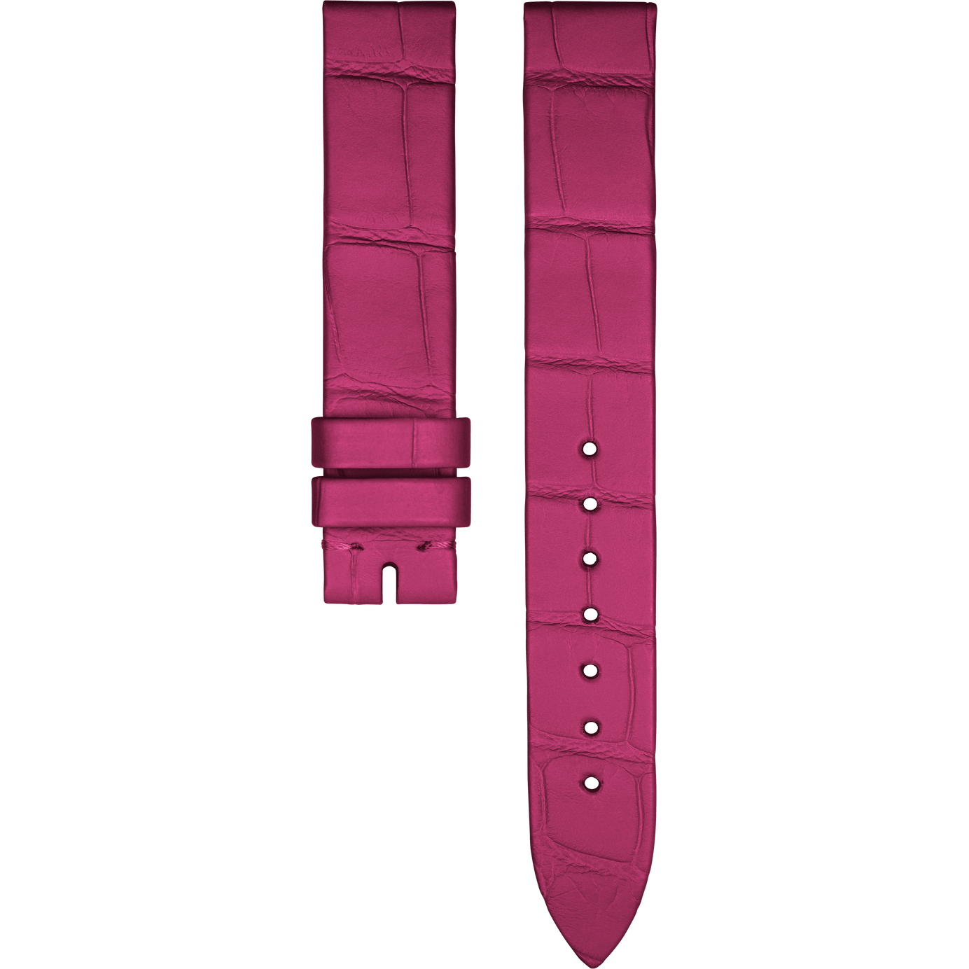 Possession 34mm Ruby Root Red Alligator Strap