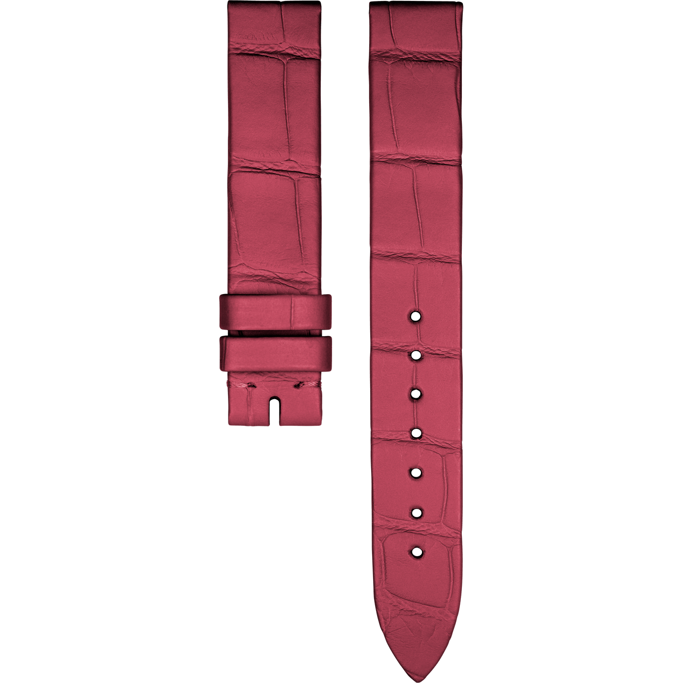 Possession 34mm Red Alligator Strap