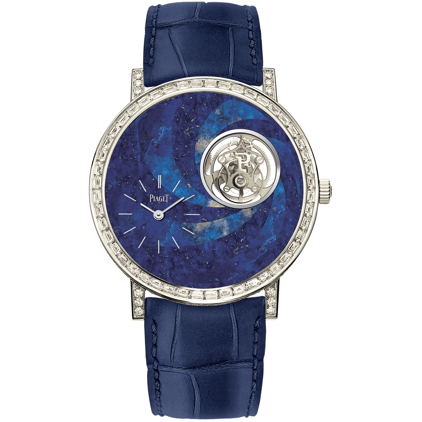 Piaget White Gold Diamond Ultra-Thin Tourbillon Watch G0A43031