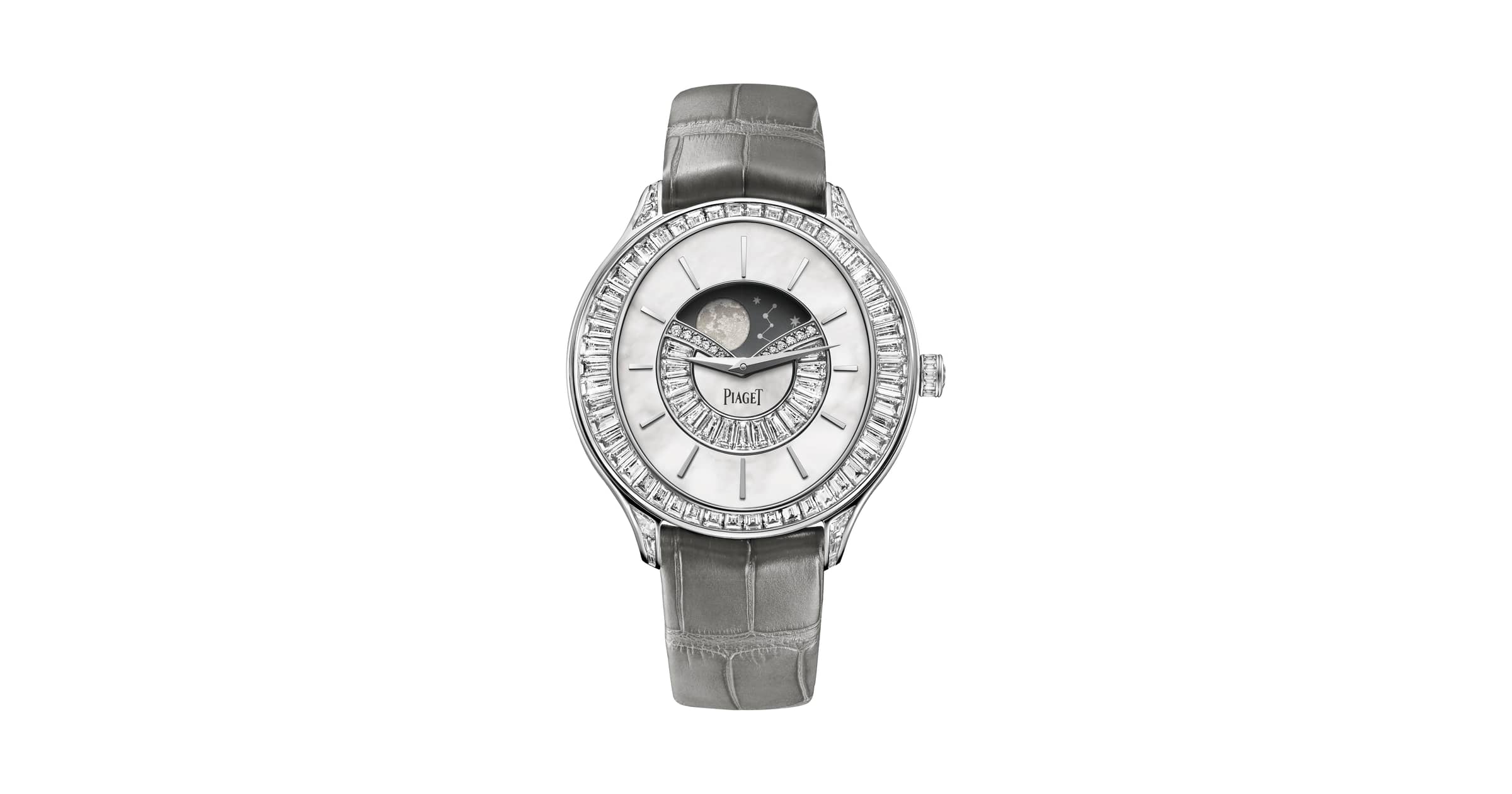 Piaget White Gold Diamond Moon Phase Watch G0A40039