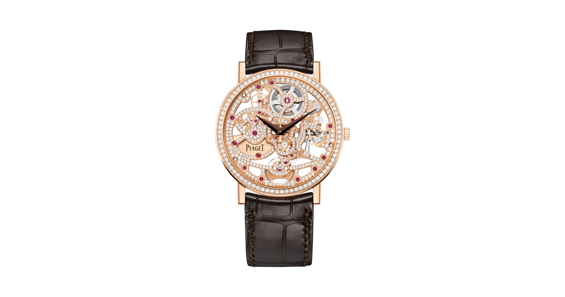 Piaget Automatic Diamond Ultra Thin Skeleton Watch G0A45225