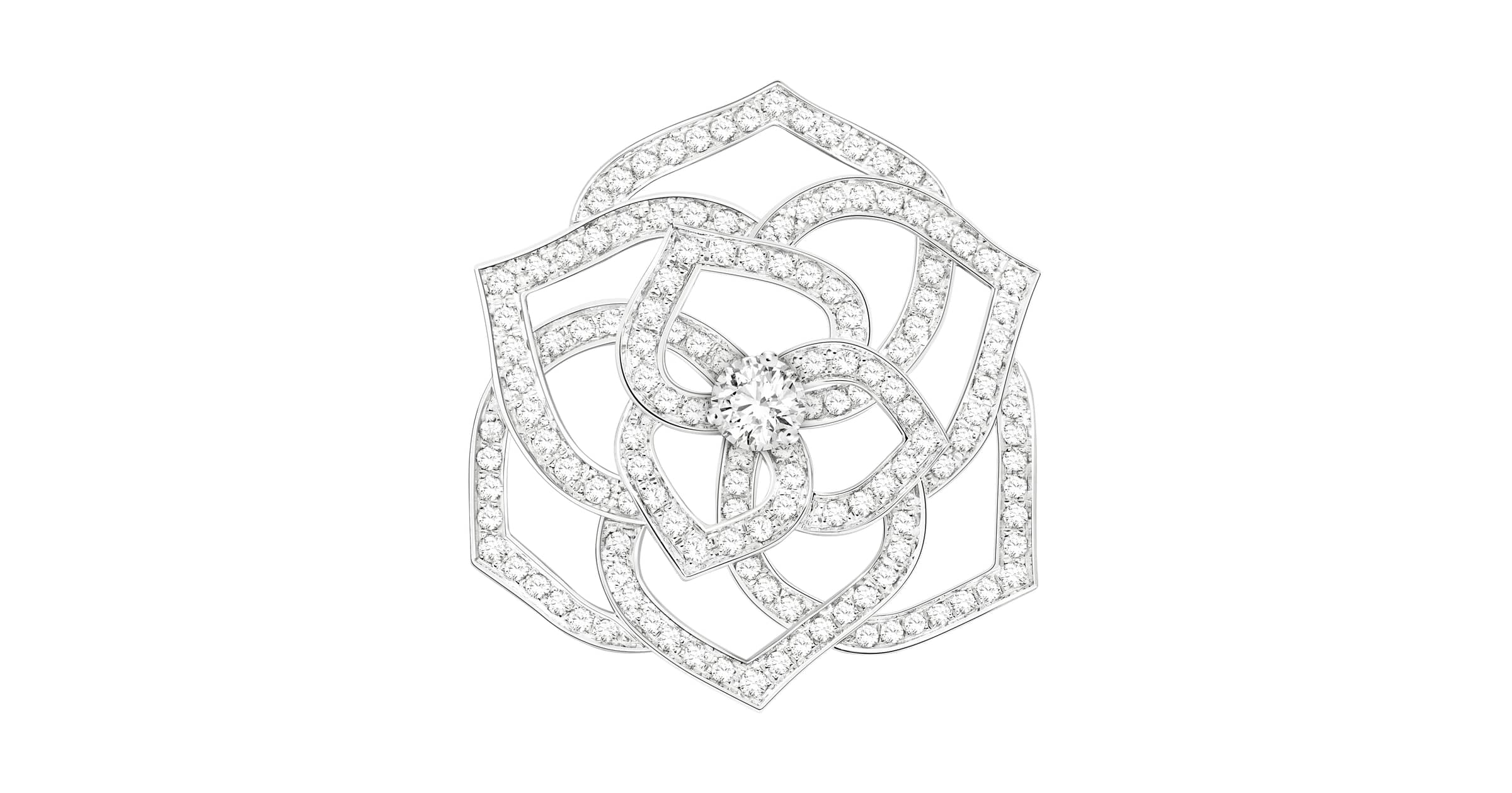 Piaget White Gold Diamond Brooch G32U0200