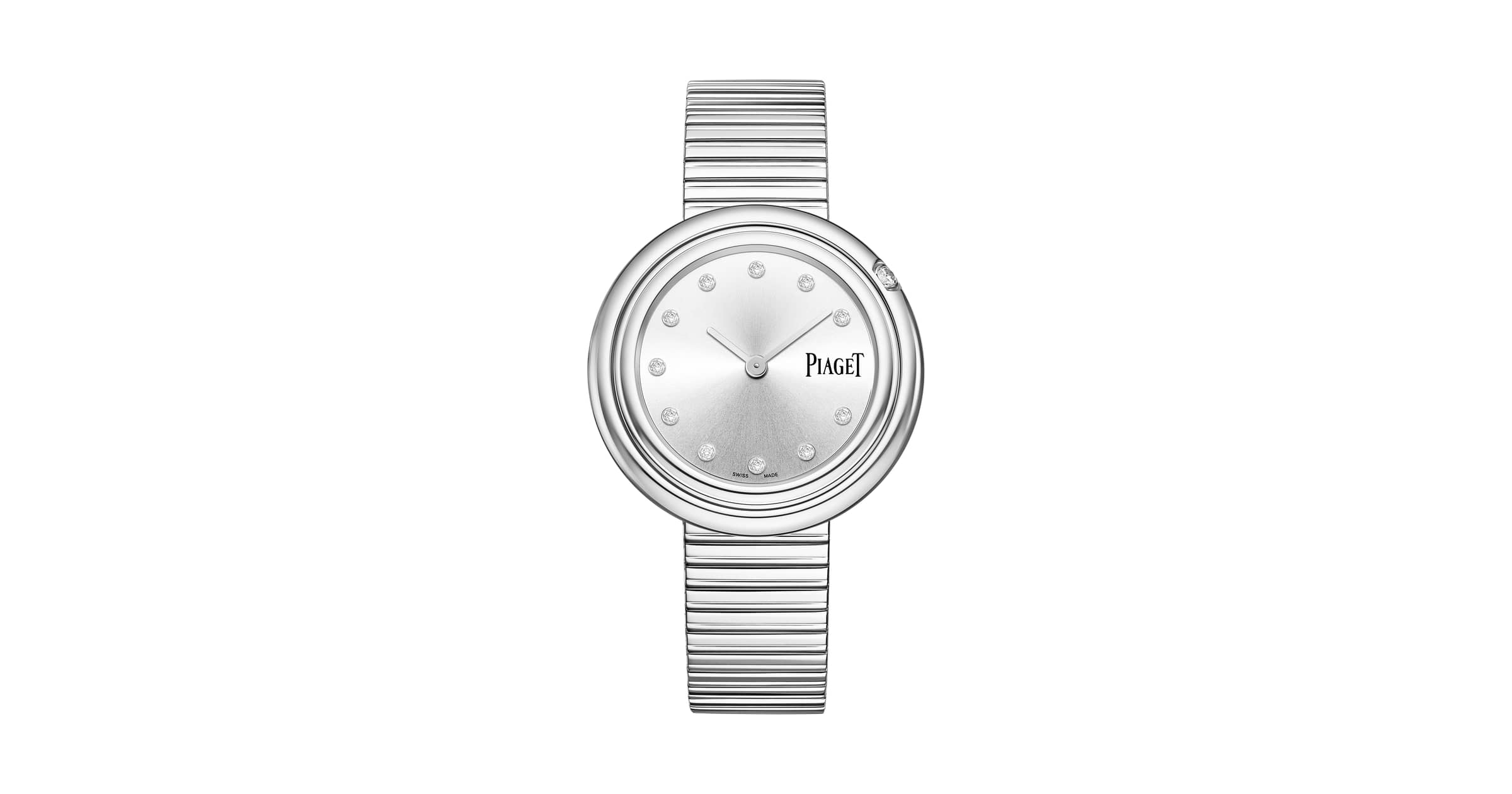 Piaget Steel Diamond Watch G0A48390