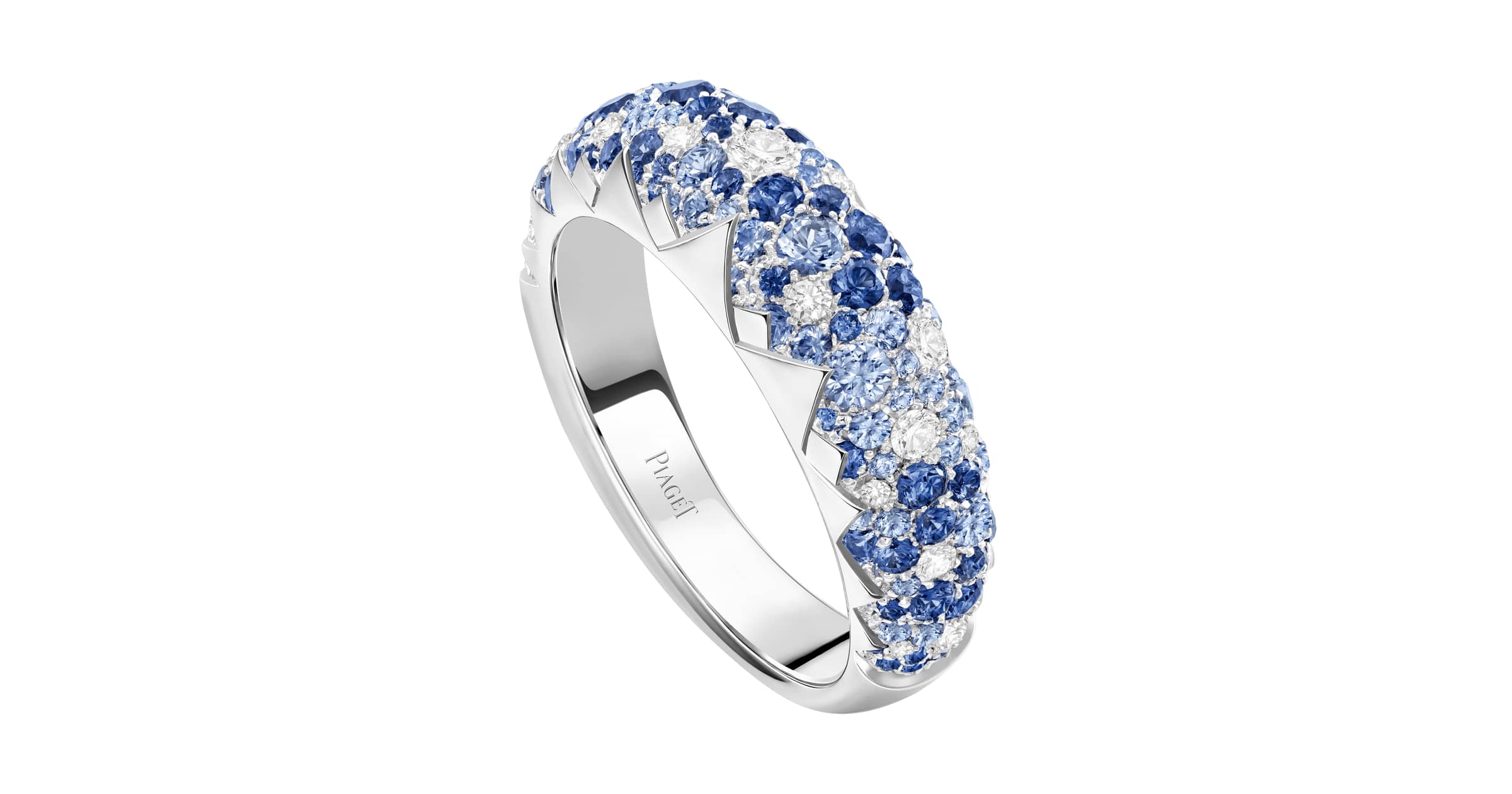 White Gold Sapphire Diamond Ring - Piaget Luxury Jewelry G34R0900