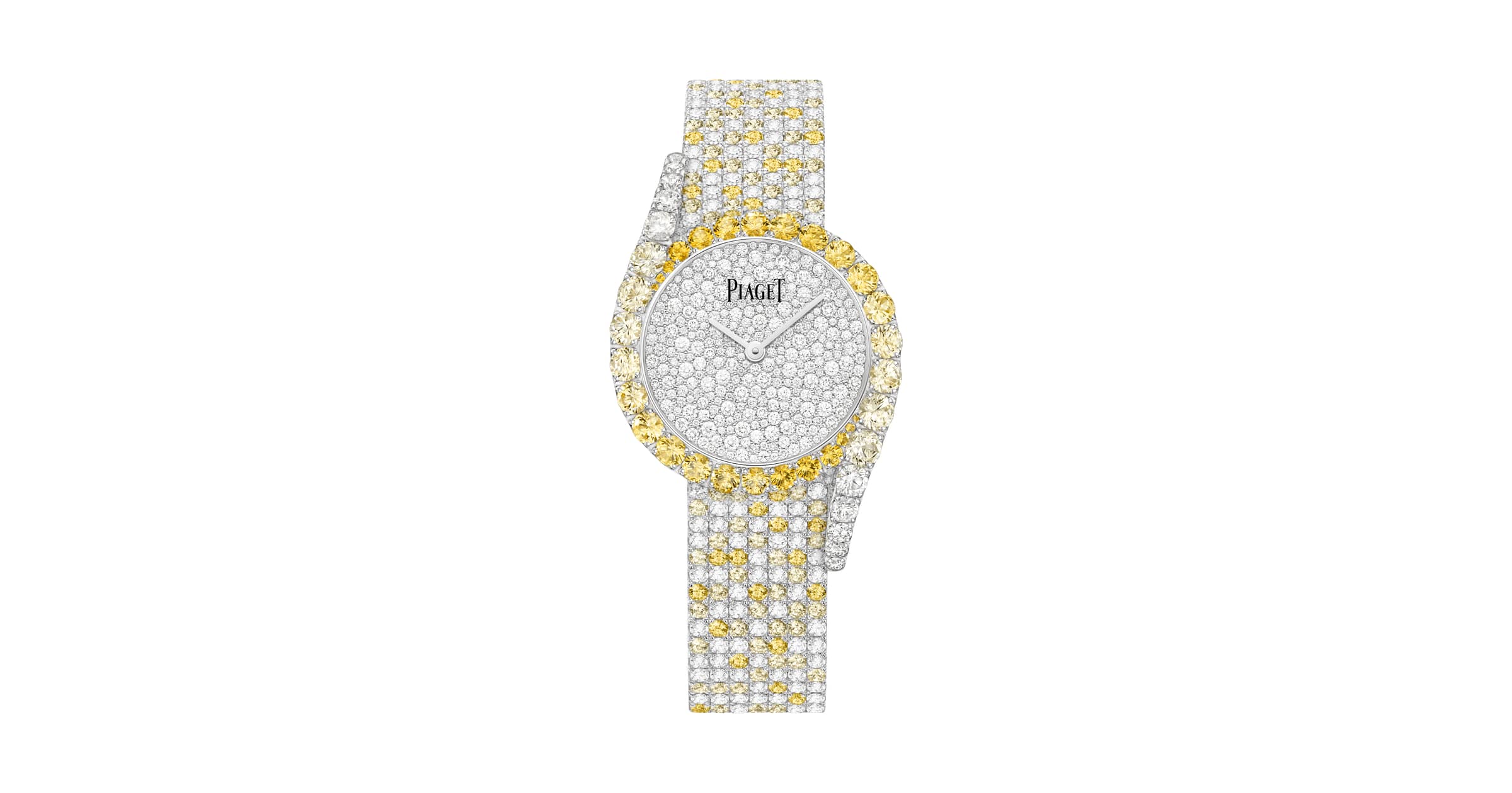 Piaget Automatic White Gold Diamond Sapphire Watch G0A46189