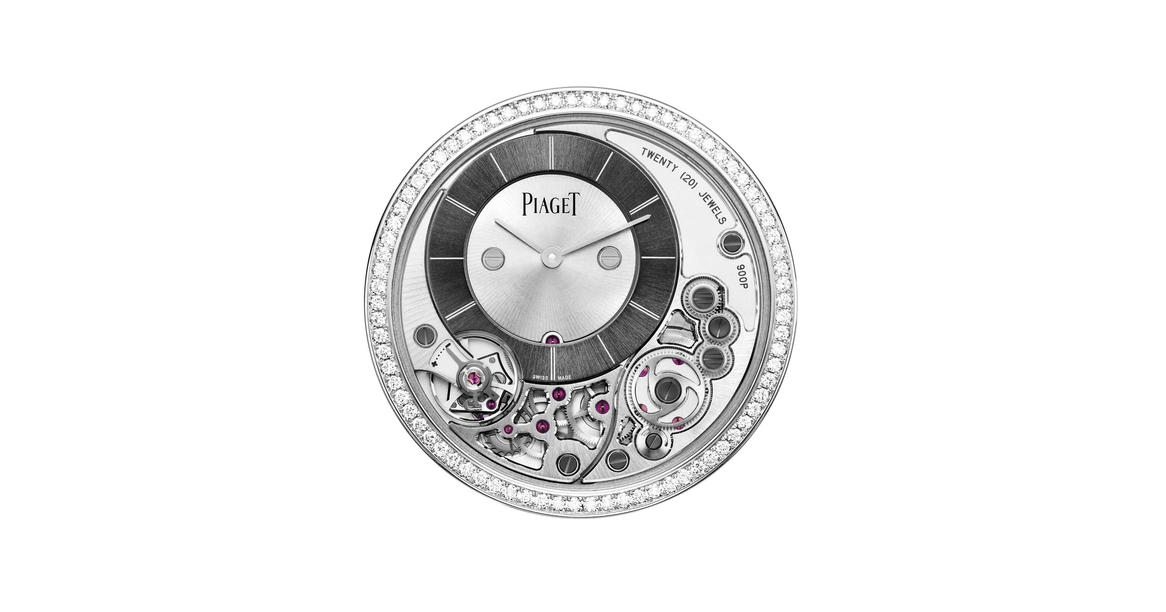 900P Grey Ultra thin Mechanical Movement Piaget Luxury Watches