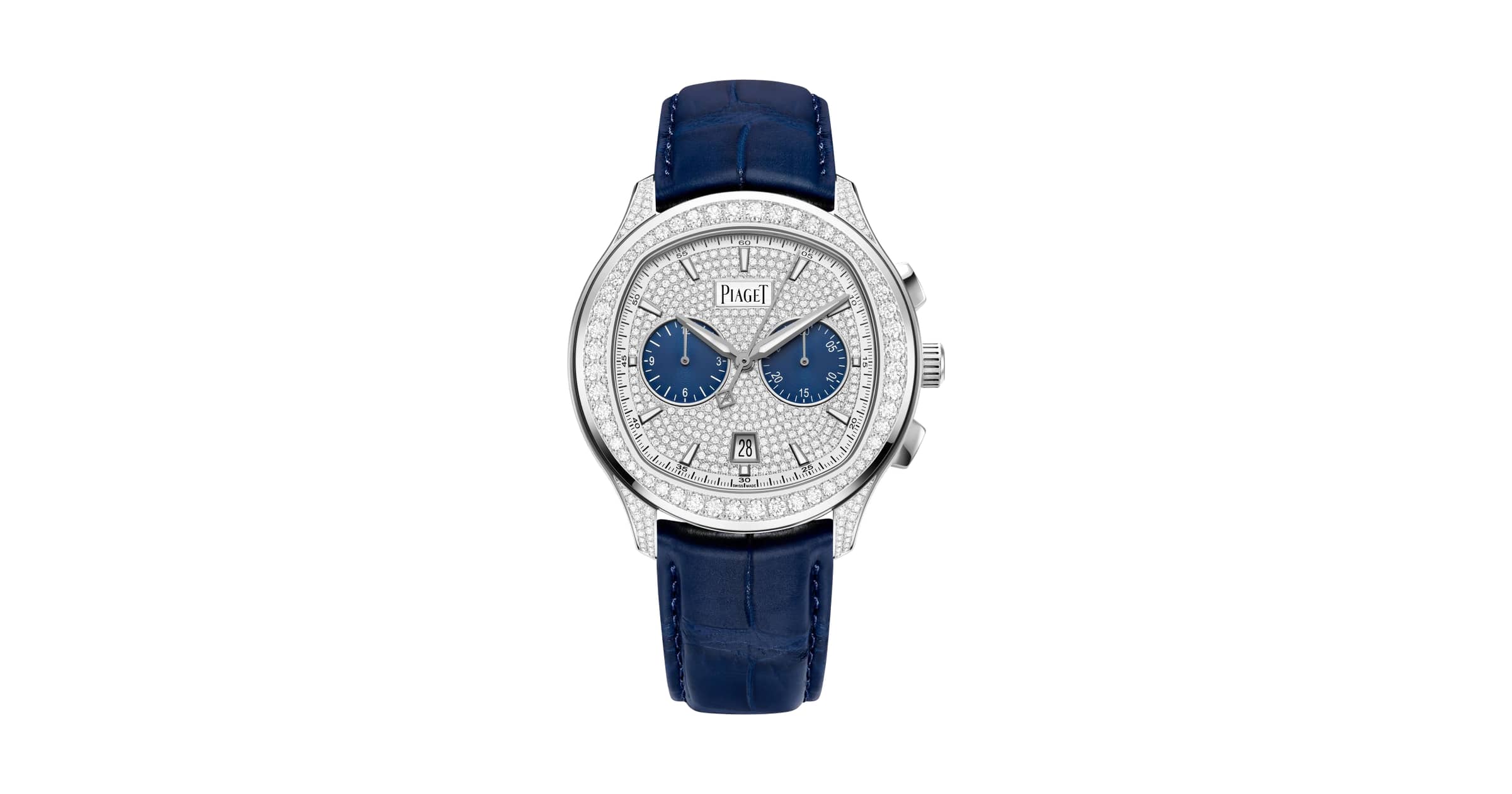 Piaget White Gold Diamond Chronograph Watch G0A46049