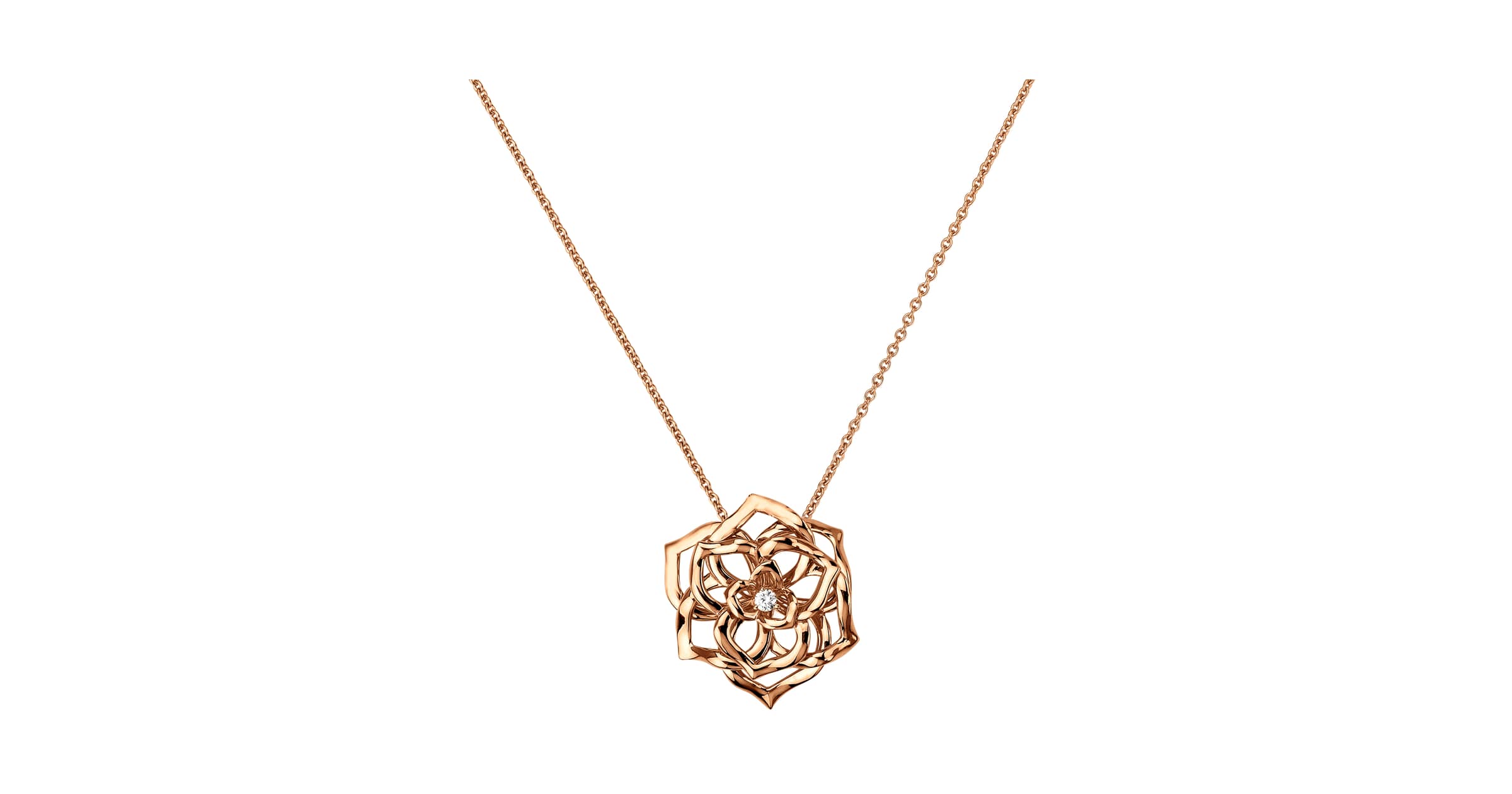 Piaget Rose Gold Diamond Pendant G33U0070