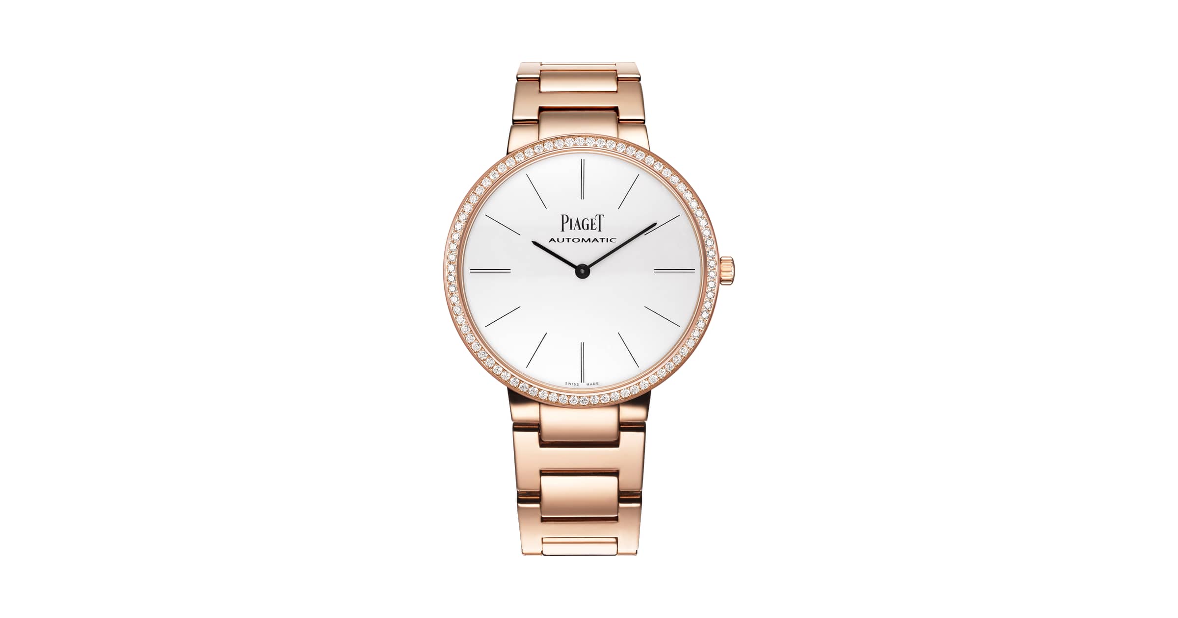 Piaget Rose Gold Diamond Automatic Watch G0A40114