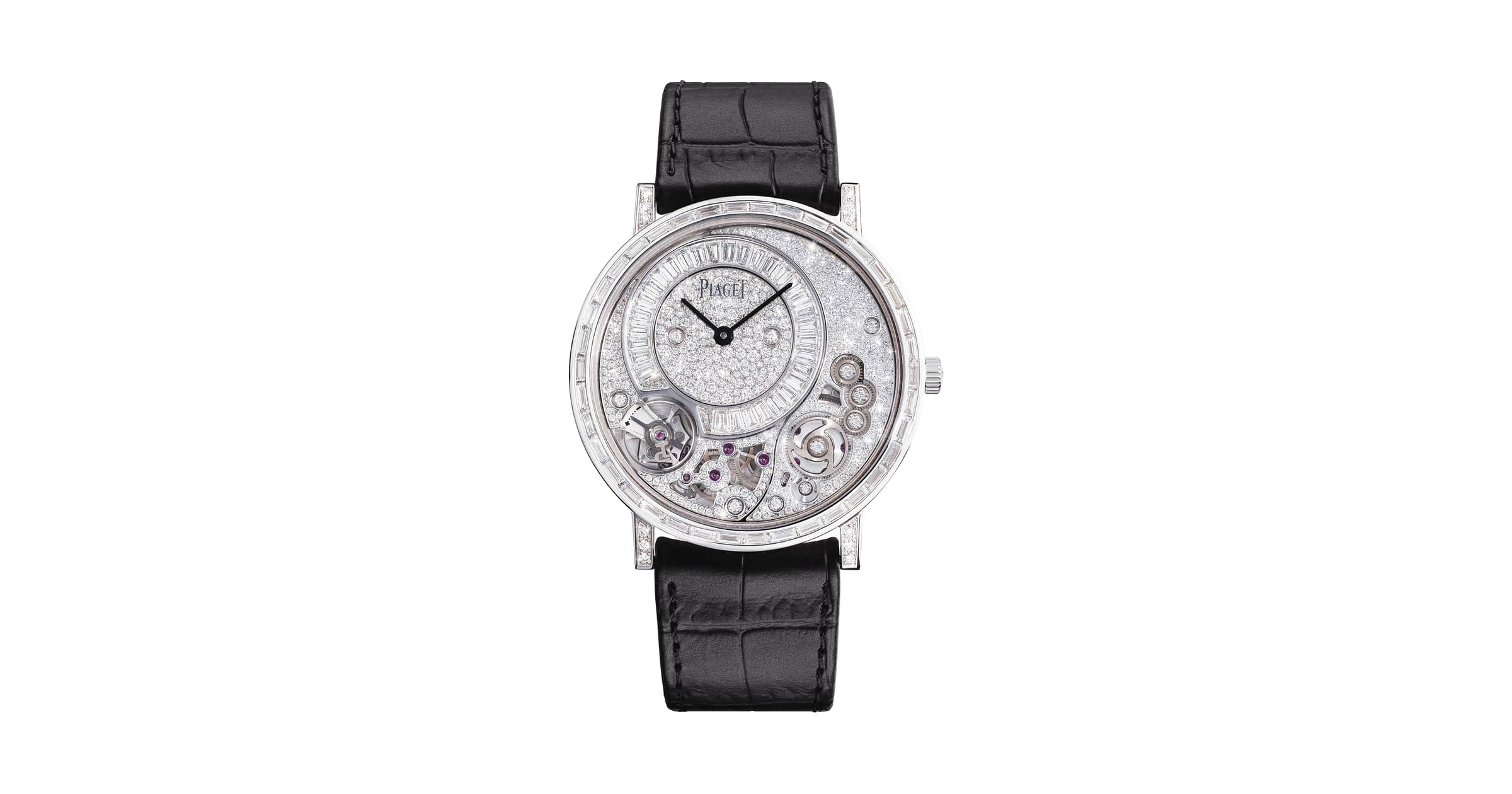 Piaget White Gold Diamond Ultra Thin Mechanical Watch G0A41122