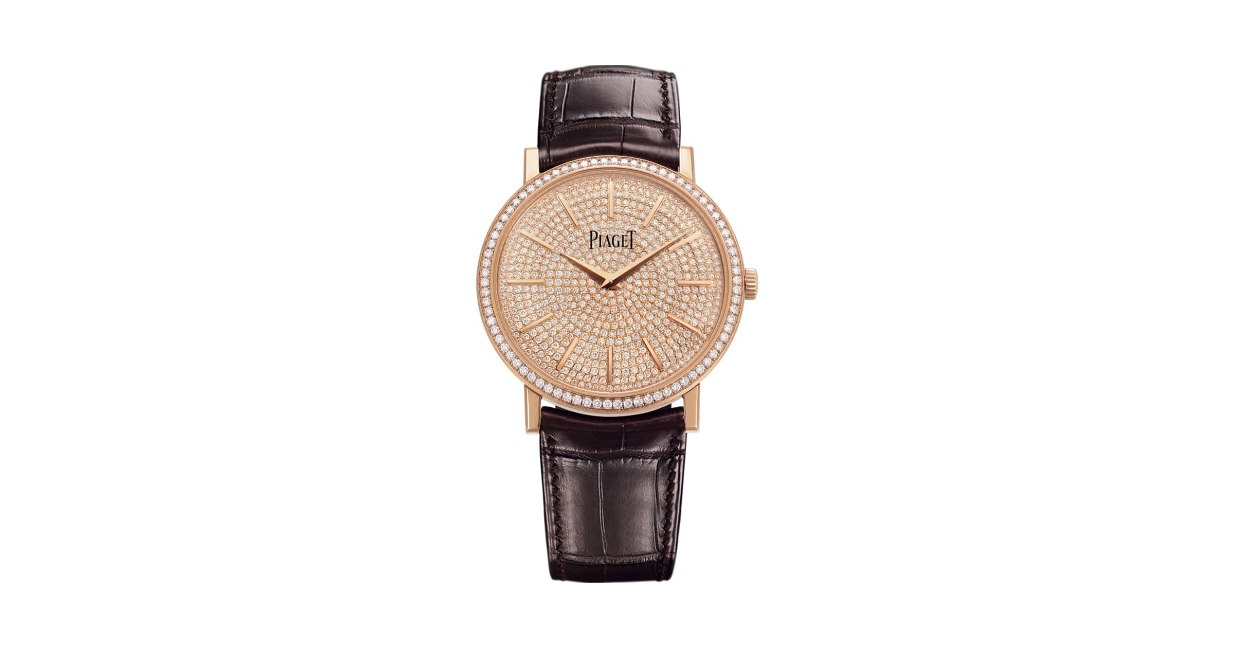 Rose Gold Diamond Watch G0A38141 