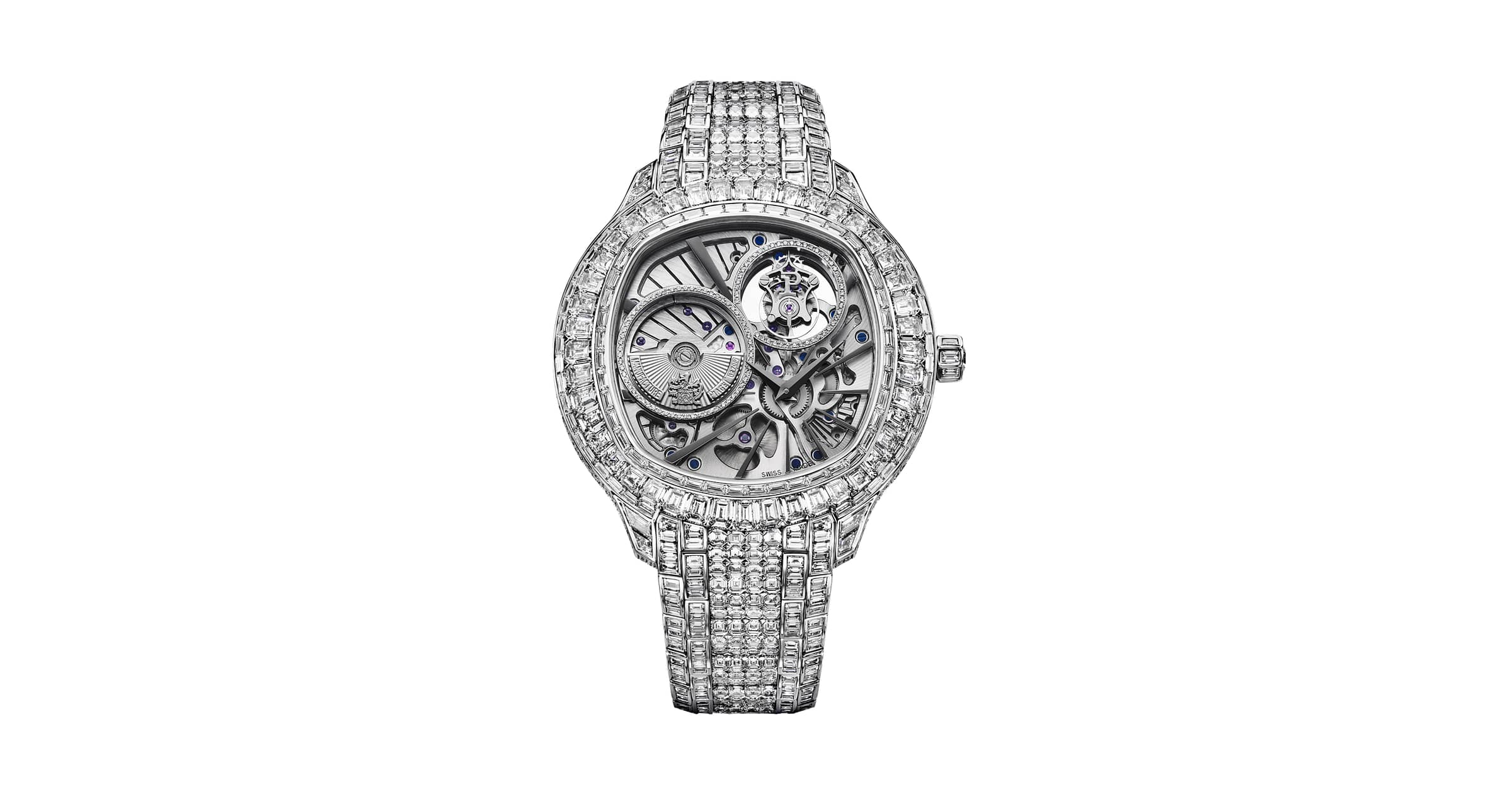 Piaget cushion white gold emperador tourbillon hot sale