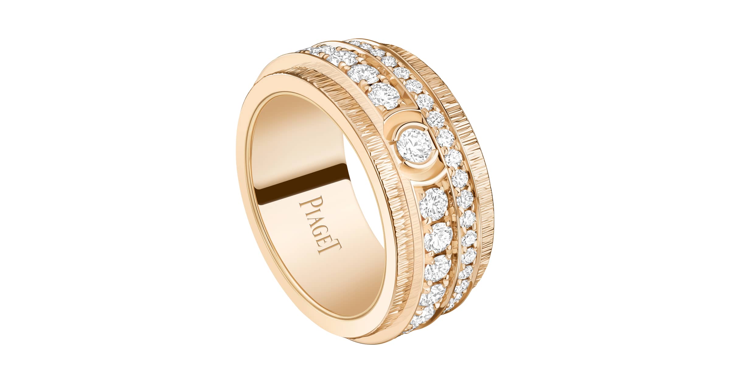 Piaget Rose Gold Diamond Ring G34P5O00