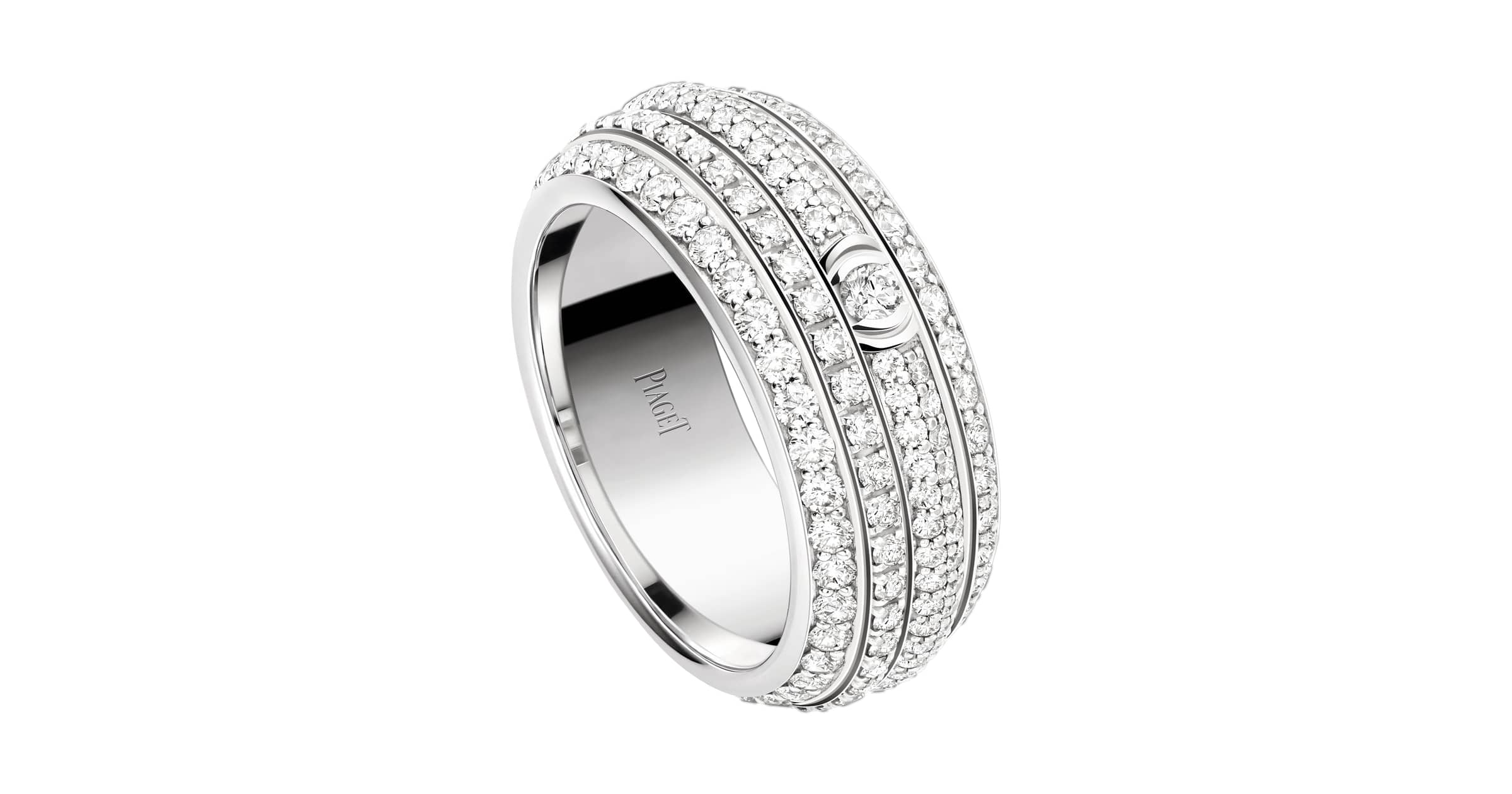 White Gold Diamond Ring - Piaget Luxury Jewelry G34P6F00