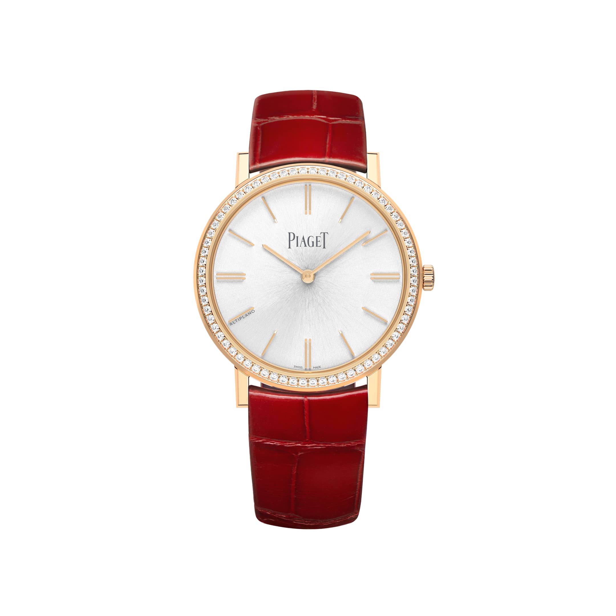 Rose Gold Diamond Ultra Thin Automatic Watch