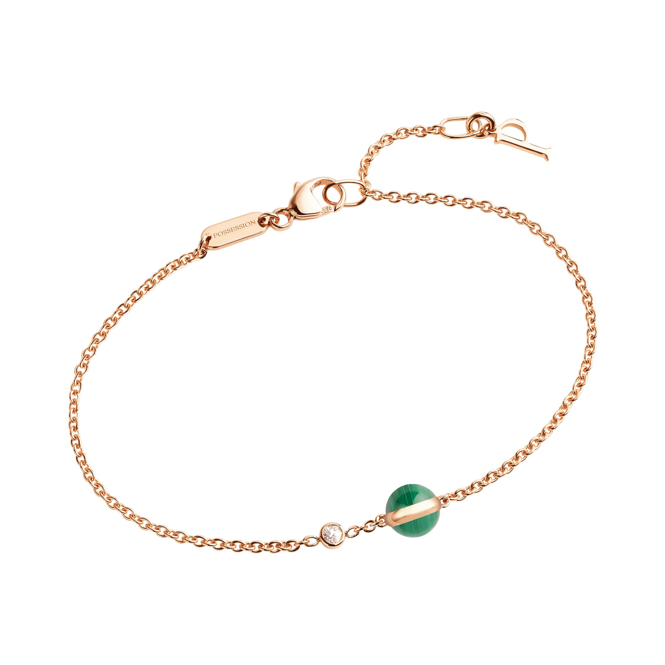 PV Iconic Bracelet Green 14K Gold Plated
