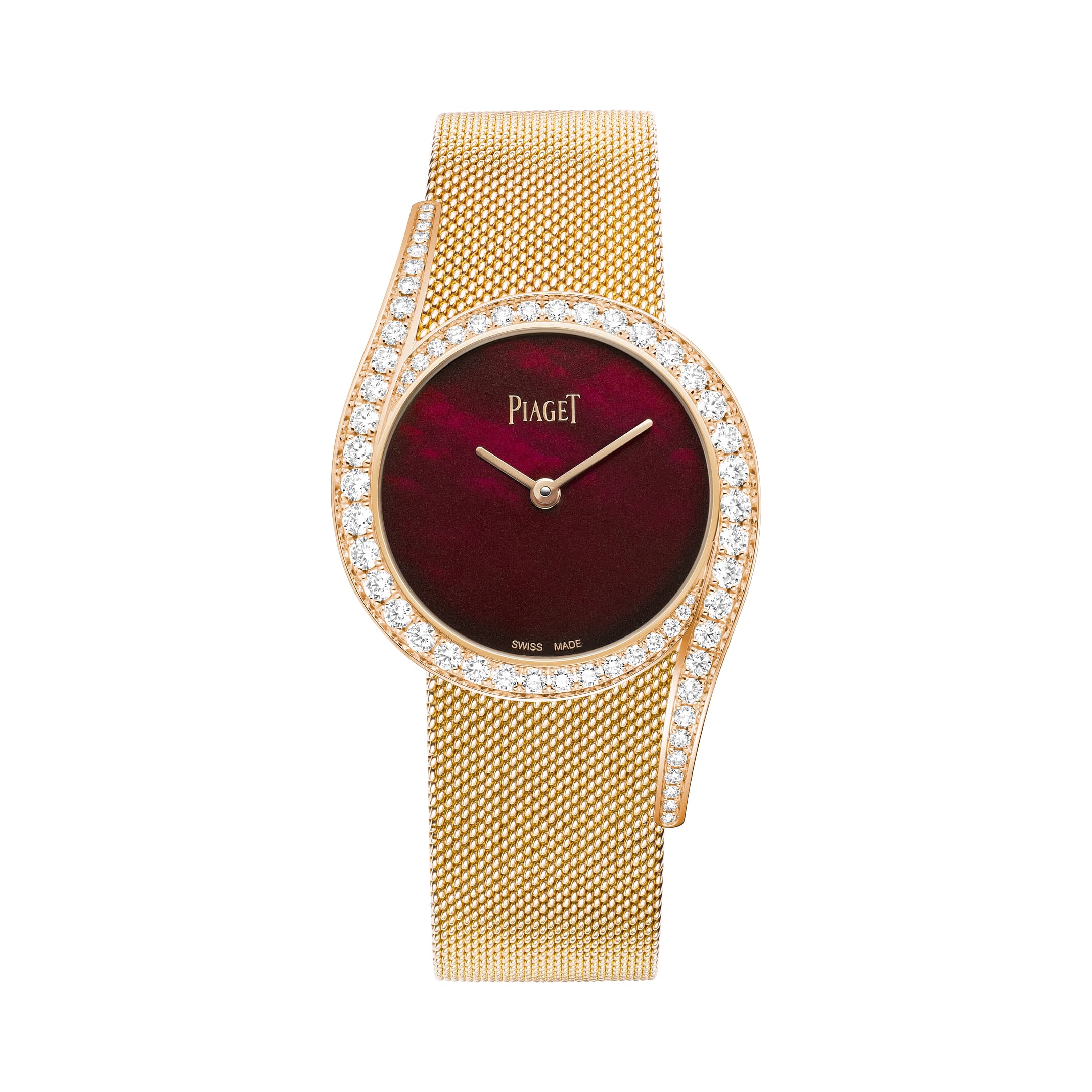 自動巻ピンクゴールド製マザーオブパール＆ダイヤモンド ウォッチ