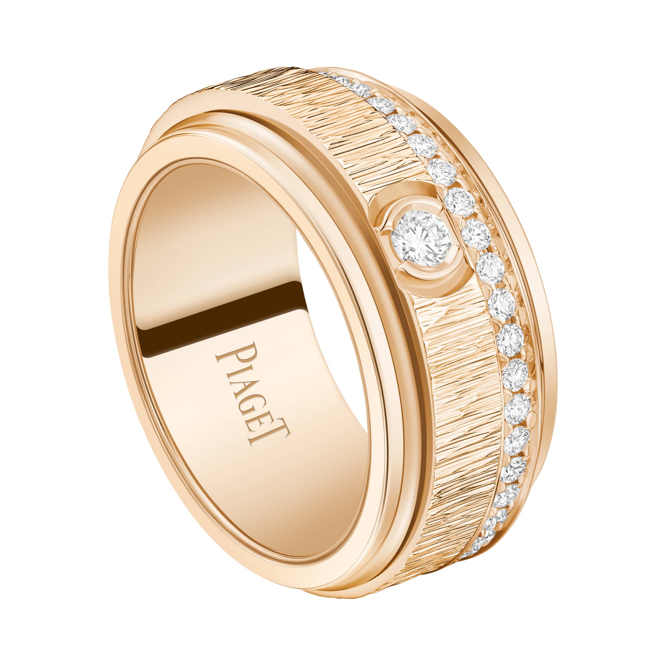 Surichinmoi inspanning stimuleren Rose Gold Diamond Ring - Piaget Luxury Jewellery G34P1O00