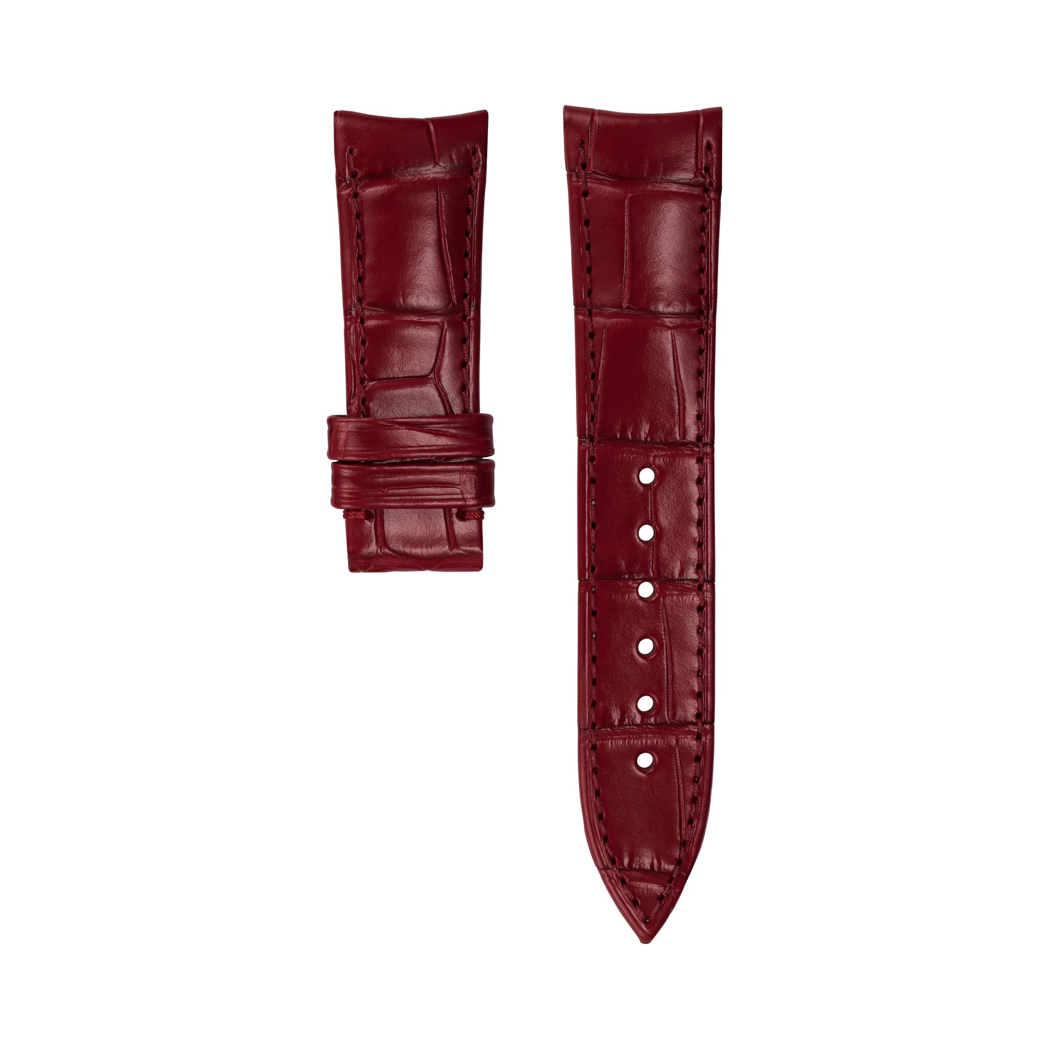PIAGET POLO レッド アリゲーターストラップ MXE0J3QR