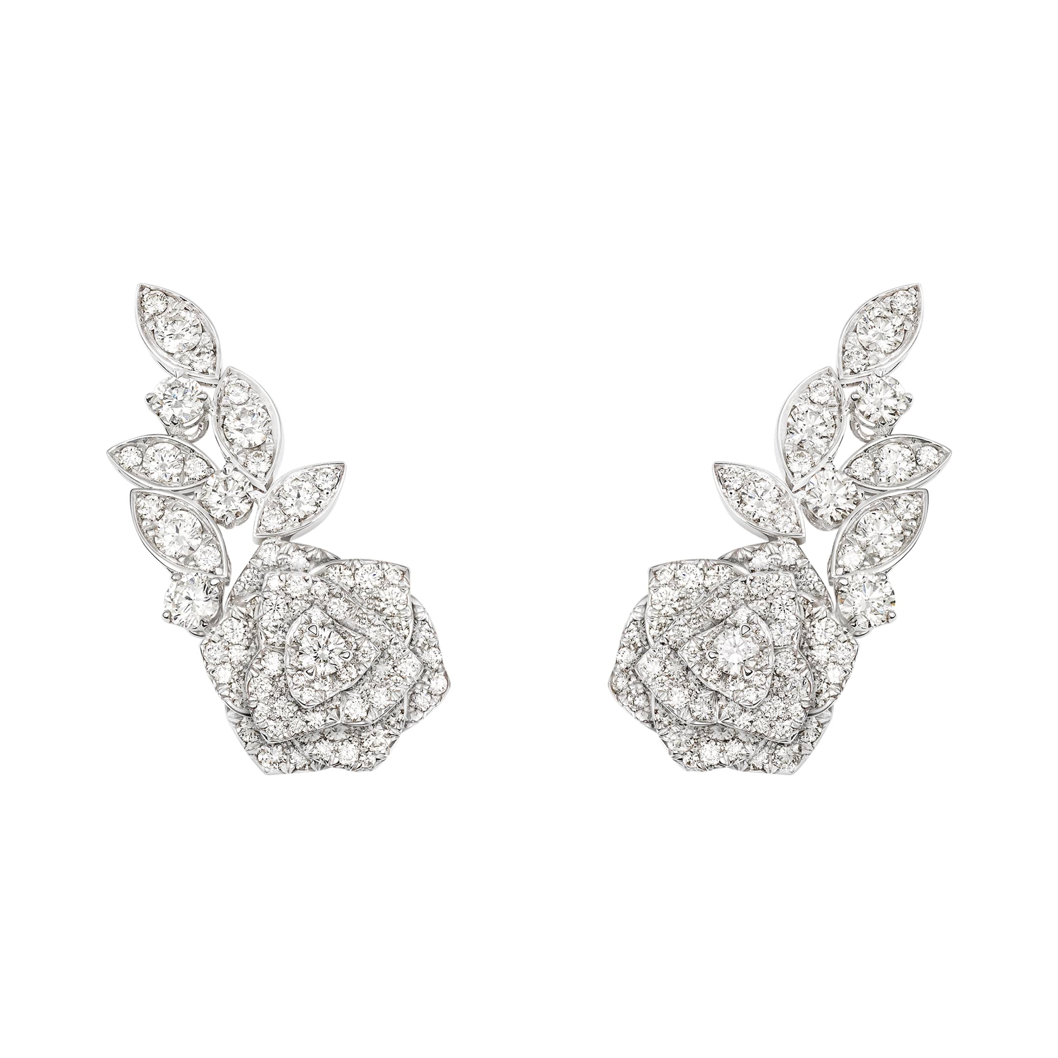 White gold Diamond Earrings G38U0076 - Piaget Luxury Jewelry Online