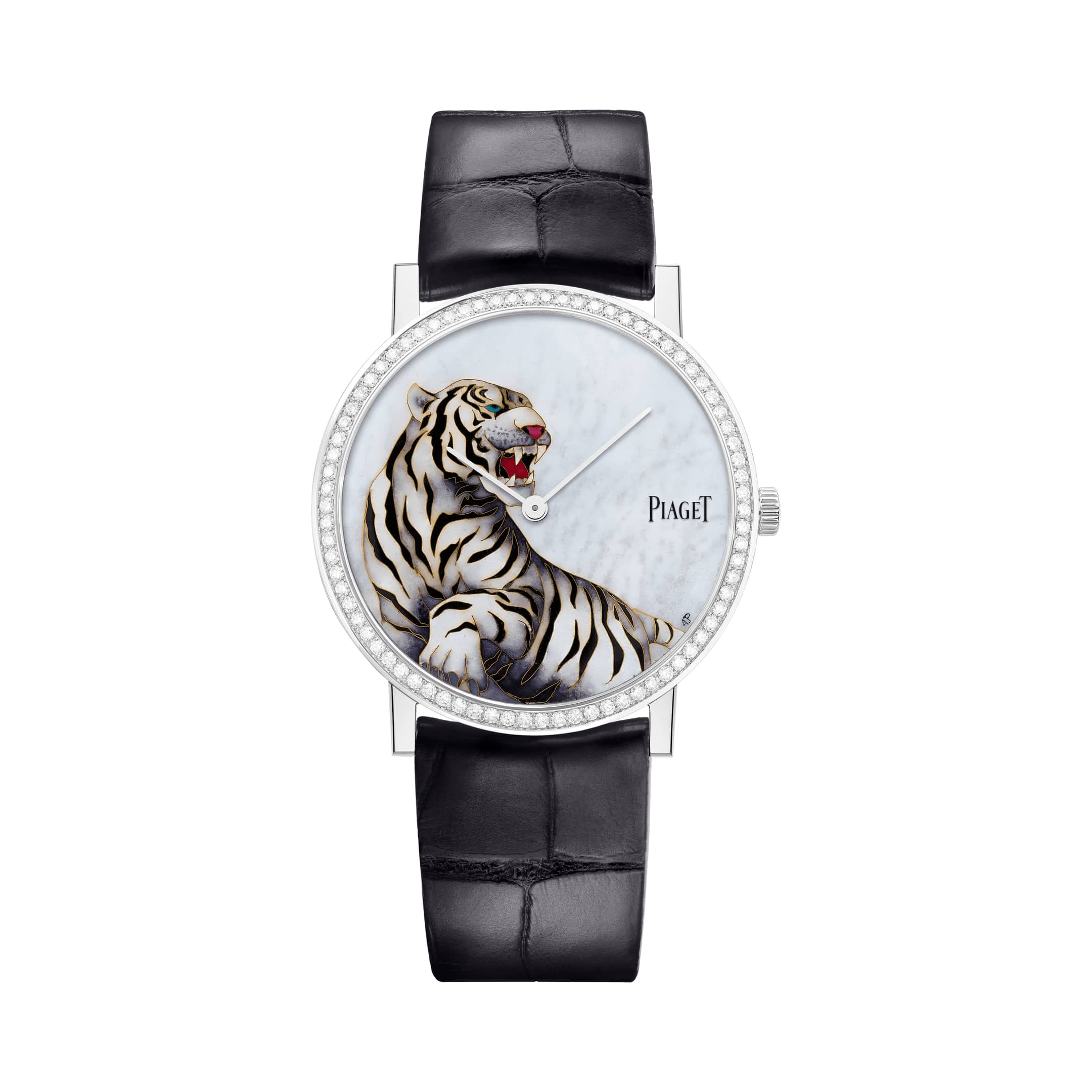 Piaget White Gold Diamond Ultra Thin Watch G0A46540