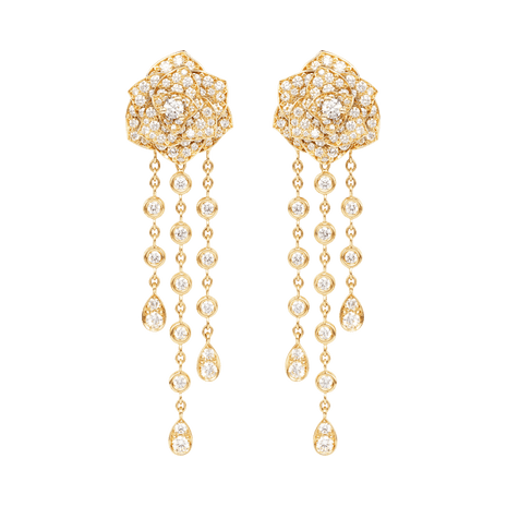 Rose gold Diamond Earrings G38U0075 - Piaget Luxury Jewelry Online