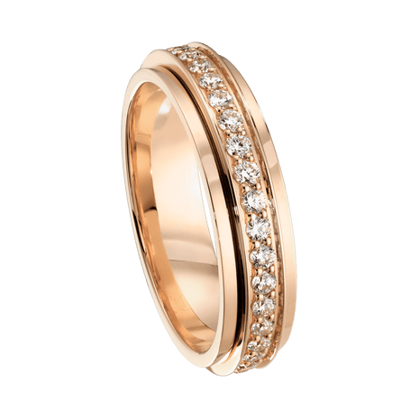Rose Gold Diamond Wedding Ring G34PC300 