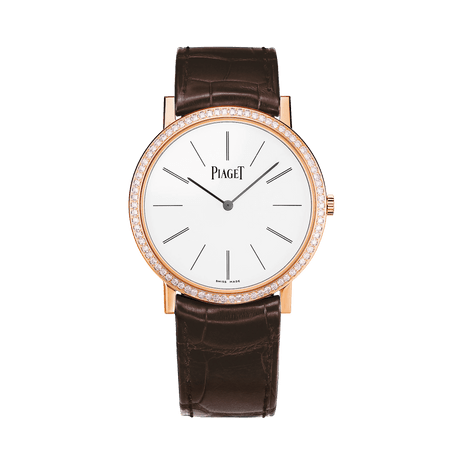 Rose gold Diamond Ultra-thin mechanical Watch G0A36125 - Piaget Luxury ...