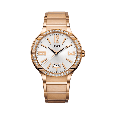 polo rose gold watch