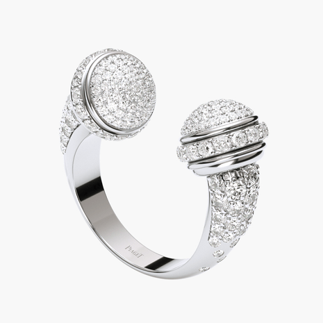 White Gold Sapphire Diamond Ring - Piaget Luxury Jewelry G34R0900
