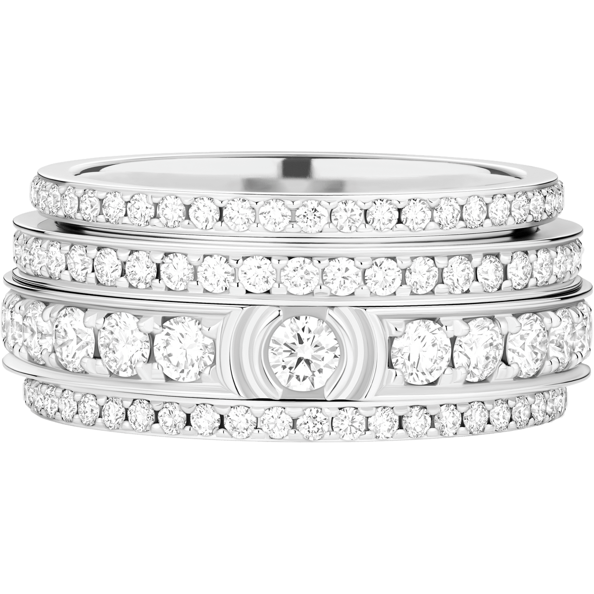 White Gold Diamond Ring Piaget Luxury Jewelry G34P3O00