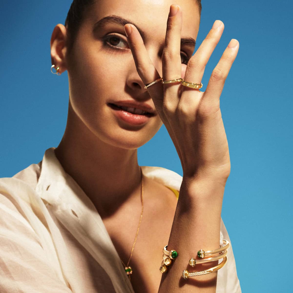 Rose Gold Diamond Single Earring Piaget Luxury Jewellery G38P6A00