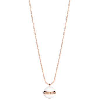 Piaget Rose Gold Chalcedony Diamond Pendant G33PD400