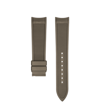 Braunes Kautschukarmband für Piaget Polo