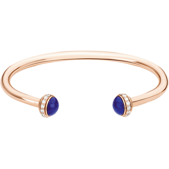 Fine Solid White Gold Sapphire Circle Bracelet | Female - Under The Rose