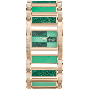 Montre manchette de haute joaillerie