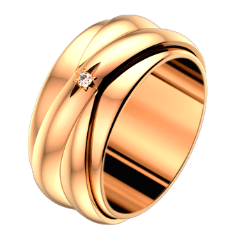 Piaget Bague Diamant Or Rose G34PY300