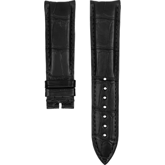 Bracelet Alligator Noir Piaget Polo